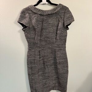 Boden Elegant Multicolor Houndstooth Dress‎